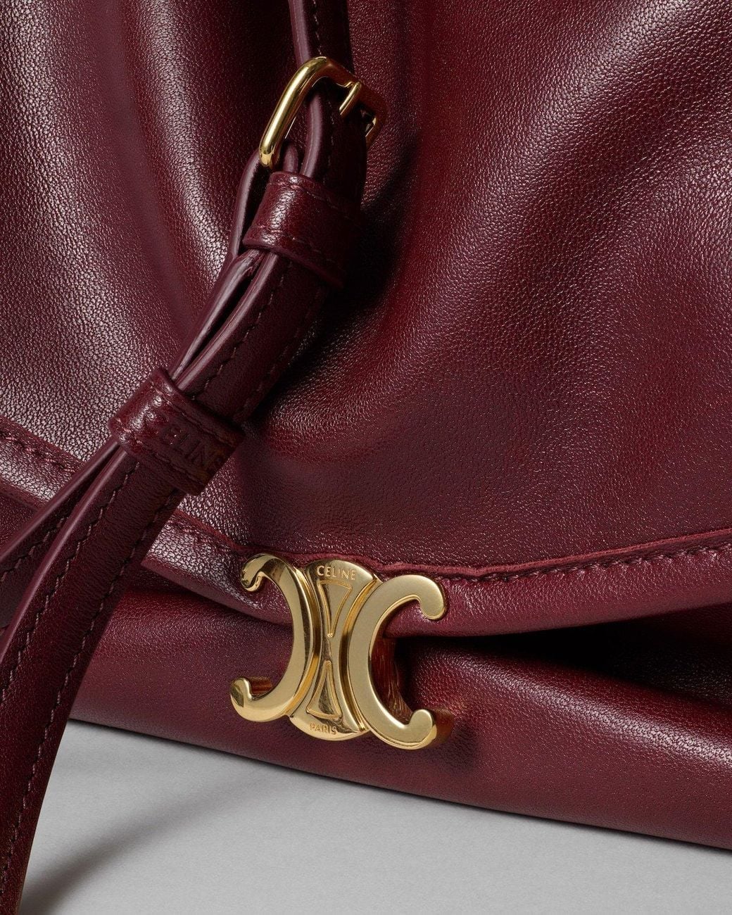 Céline Purple Soft Triomphe Halfmoon