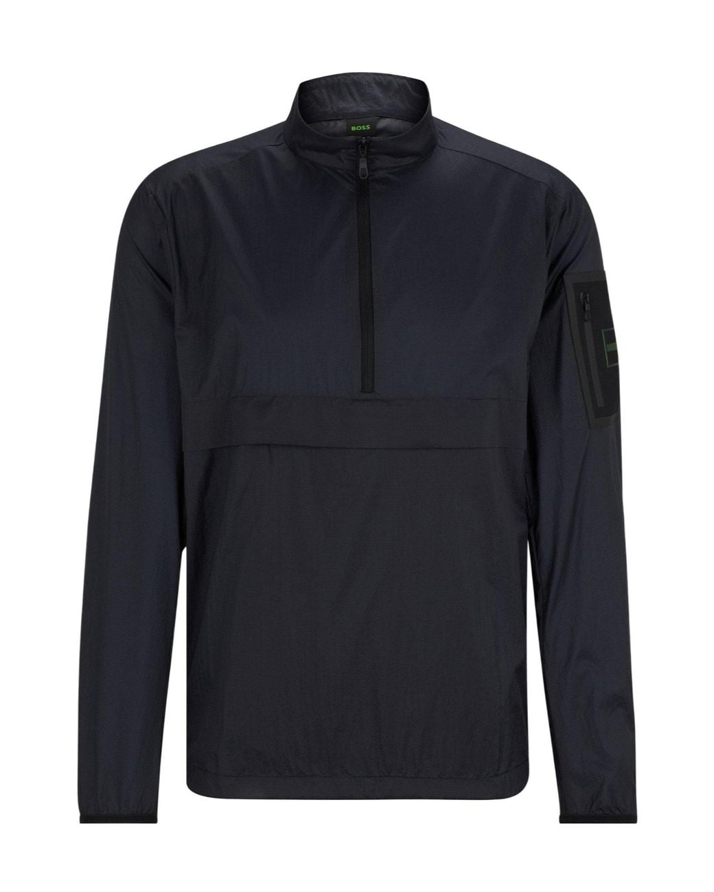 Boss Blue Minimalist Casual Jacket for men
