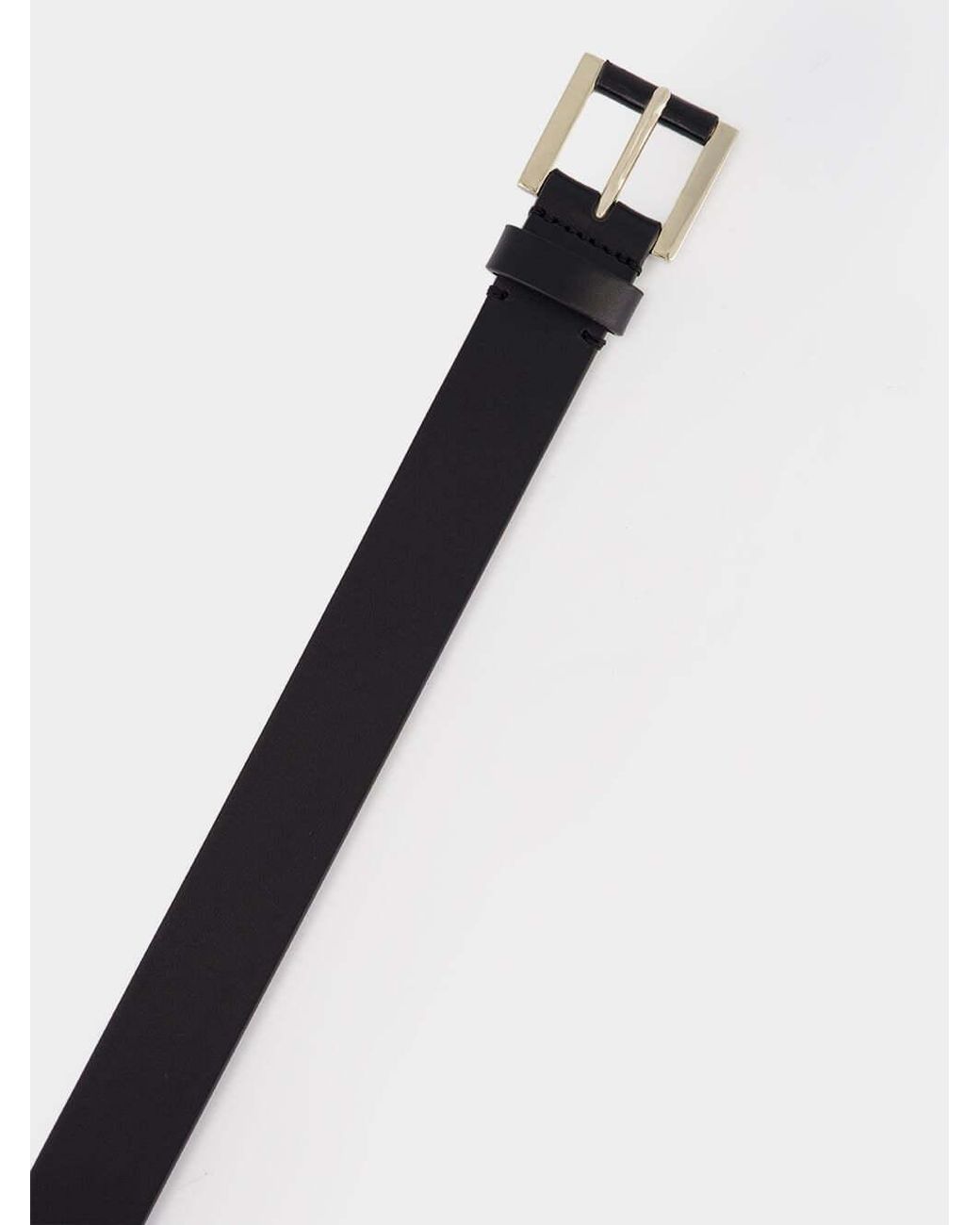 Tom Ford White Leather Buckle Belt