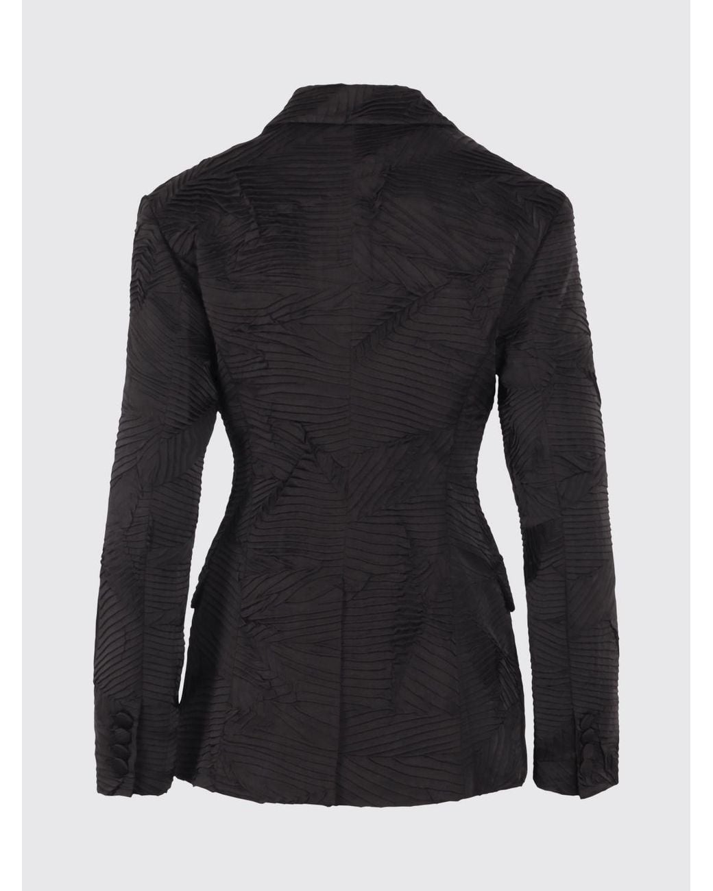 Ulla Johnson Black Dhemi Satin Blazer Jacket