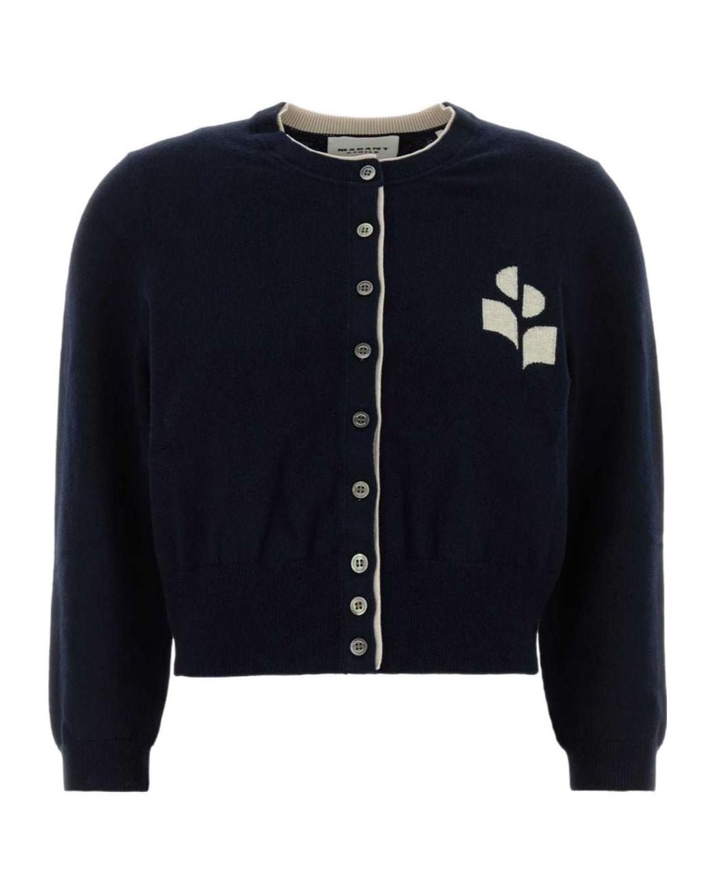 Isabel Marant Blue Isabel Marant Étoile Lona Crewneck Cardigan