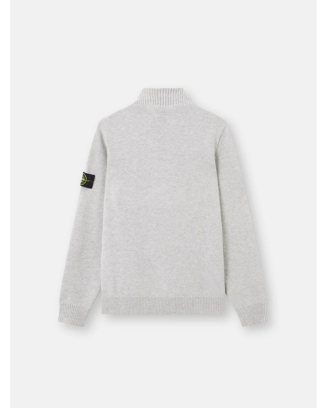 Stone Island Gray Turtleneck Knit Jumper for men