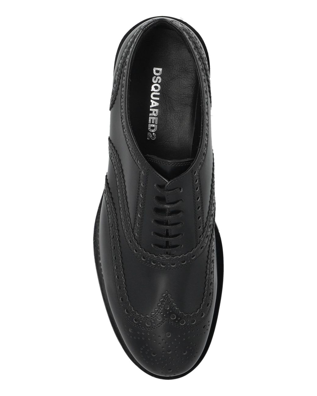 DSquared² Black Classic Evening Oxford Shoes for men