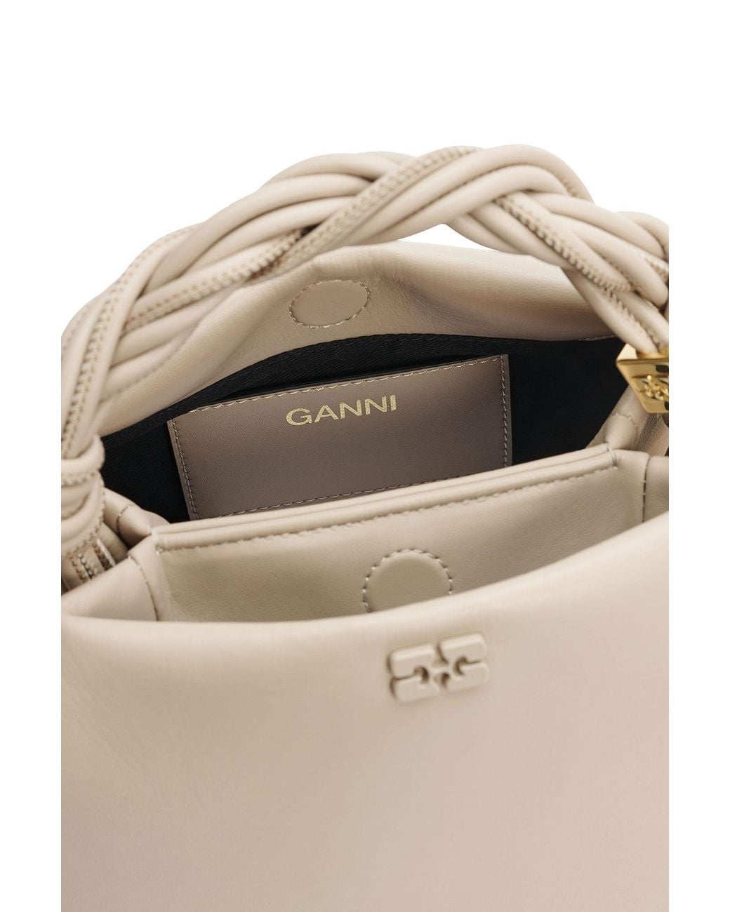 Ganni Natural Small Bou Bag
