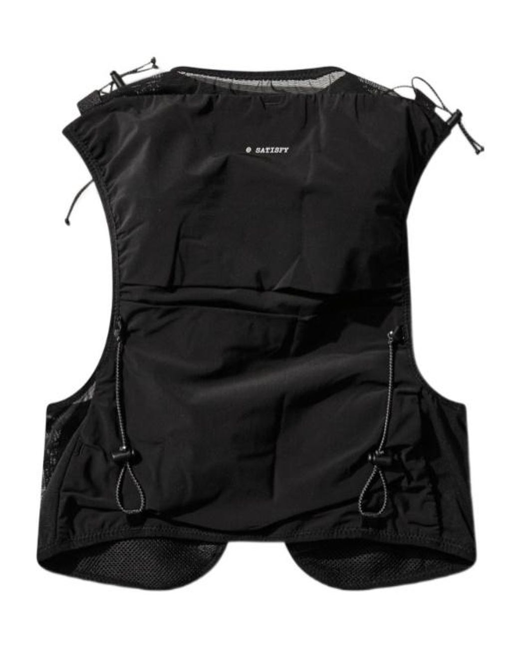 Satisfy Black Justice Hydration Running Vest for men