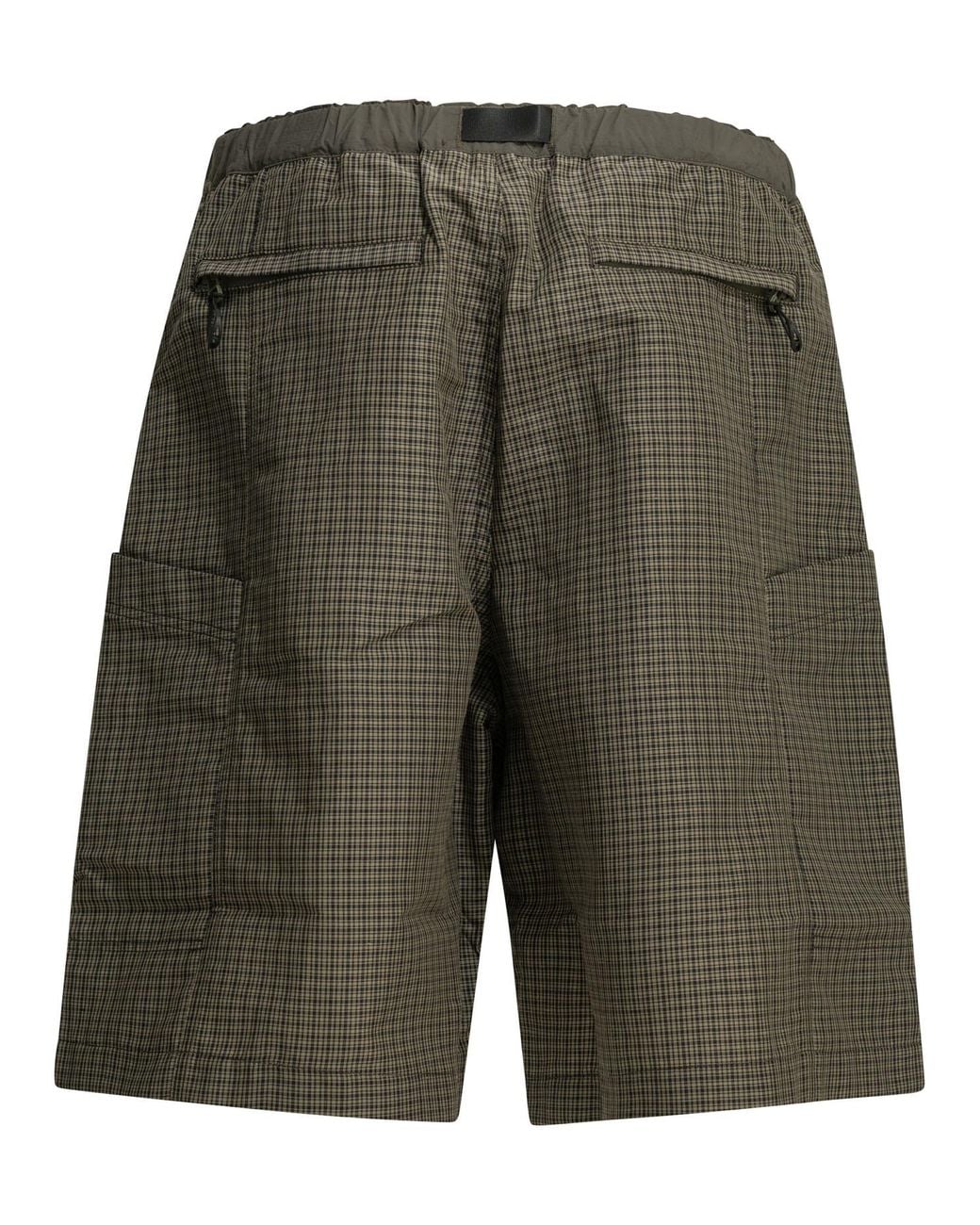 Comme des Garçons Green Comme Des Garçons Homme Checked Cargo Shorts for men