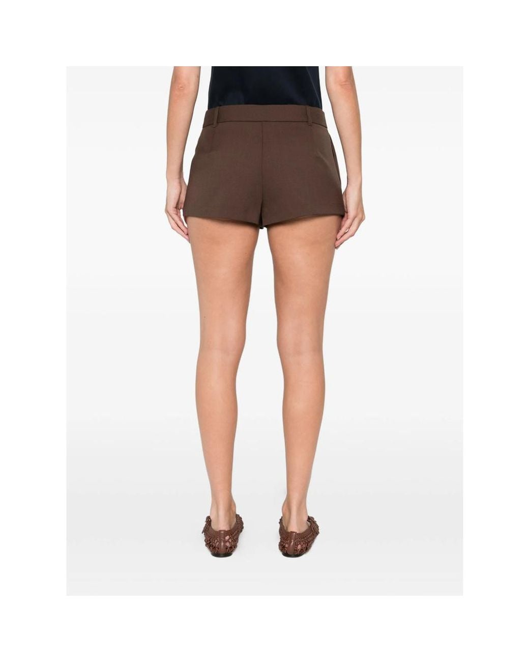 Sir Brown Belt Loop Shorts