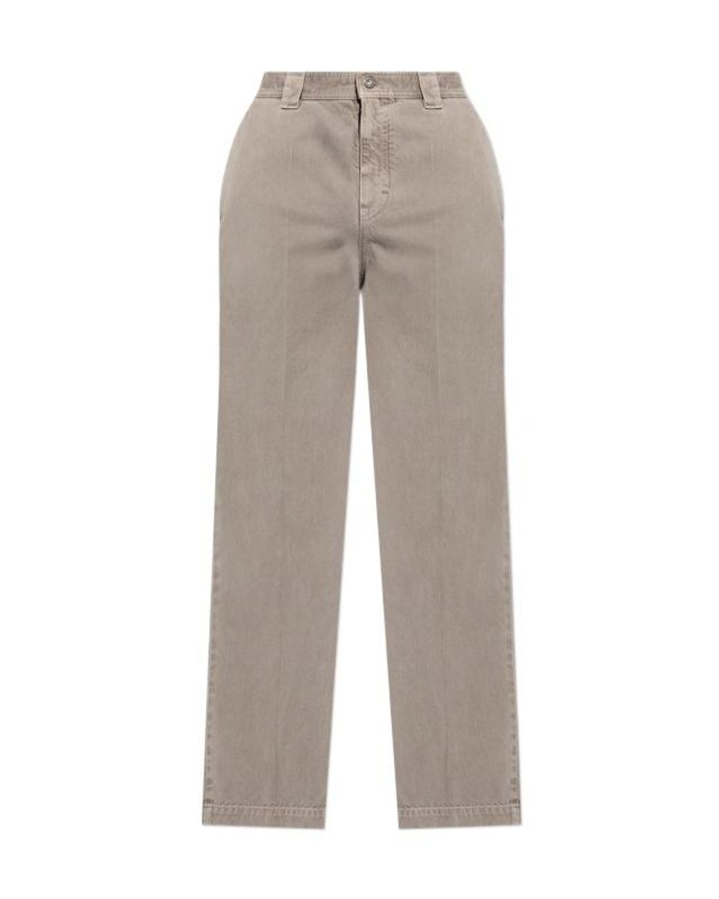 Ferragamo Gray Ferragamo Wide-Leg Trousers