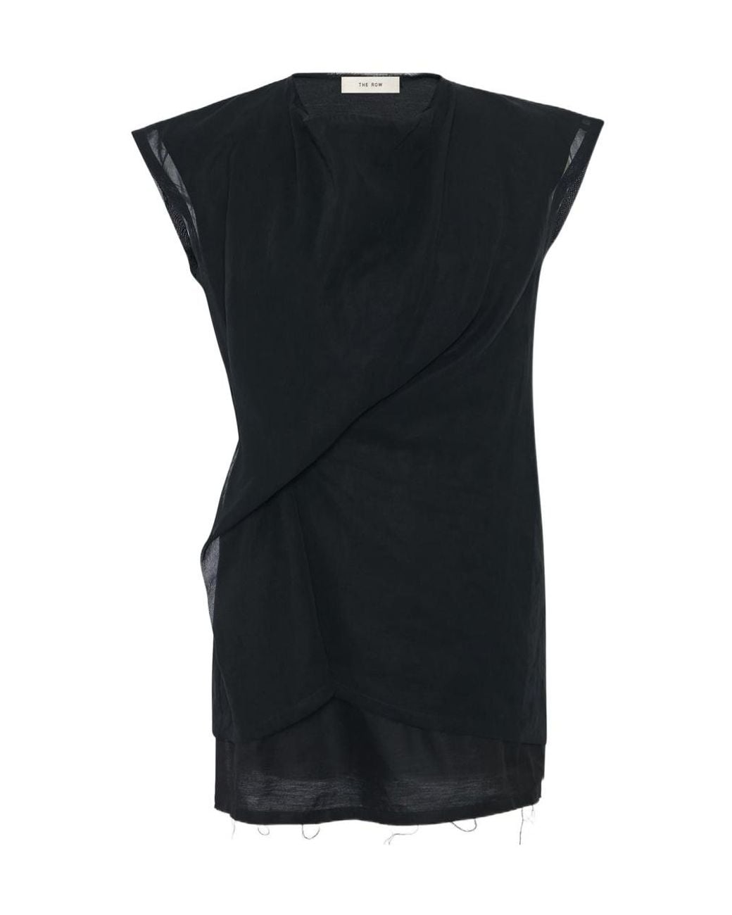 The Row Black Inawa Top
