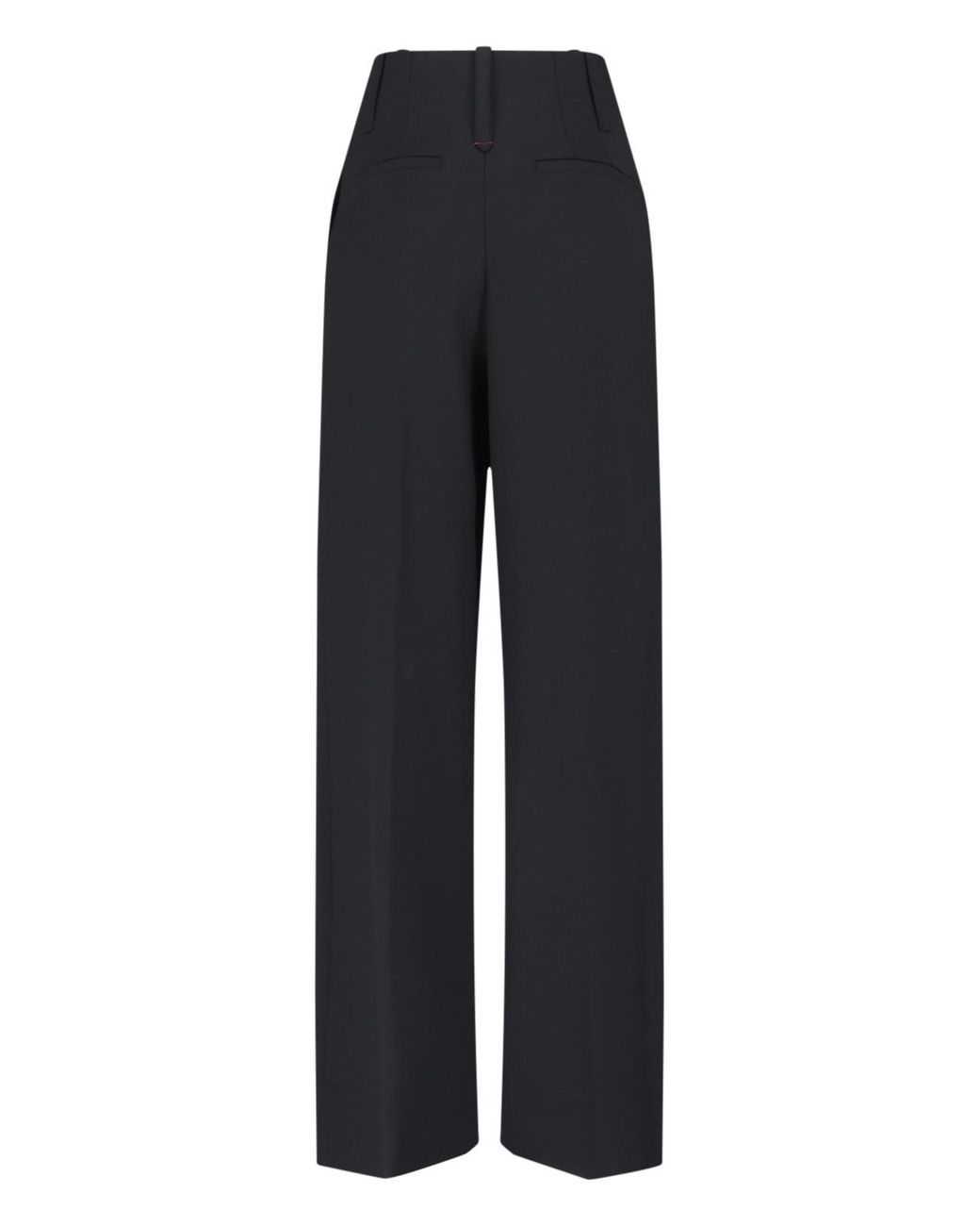 Victoria Beckham Black Wide-Leg Trousers