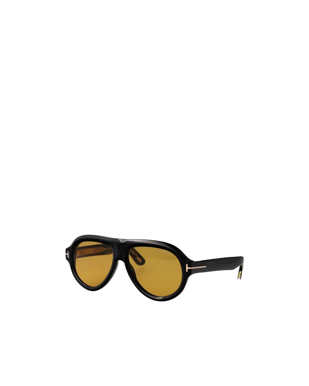 Tom Ford Metallic Eyewear Pilot Frame Sunglasses for men