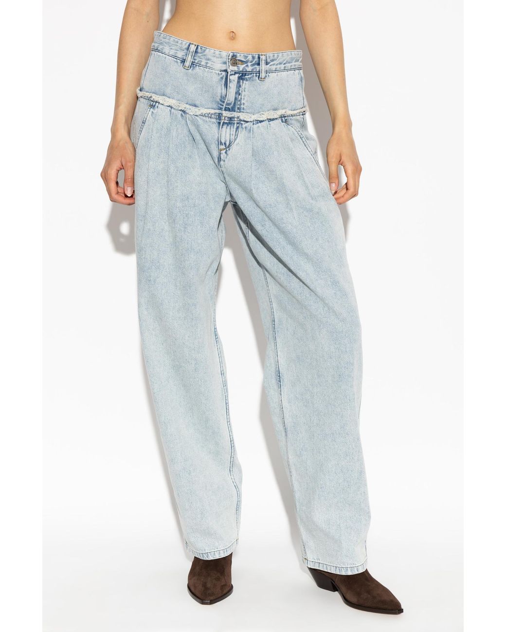 Isabel Marant Blue Isabel Marant Étoile Iniza High-Rise Jeans