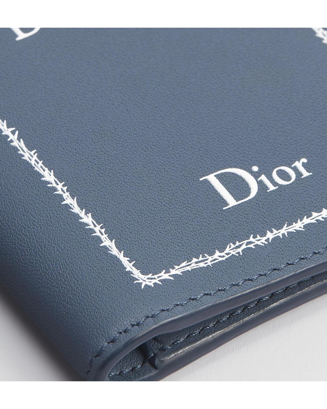 Dior Blue Passport Cover for men