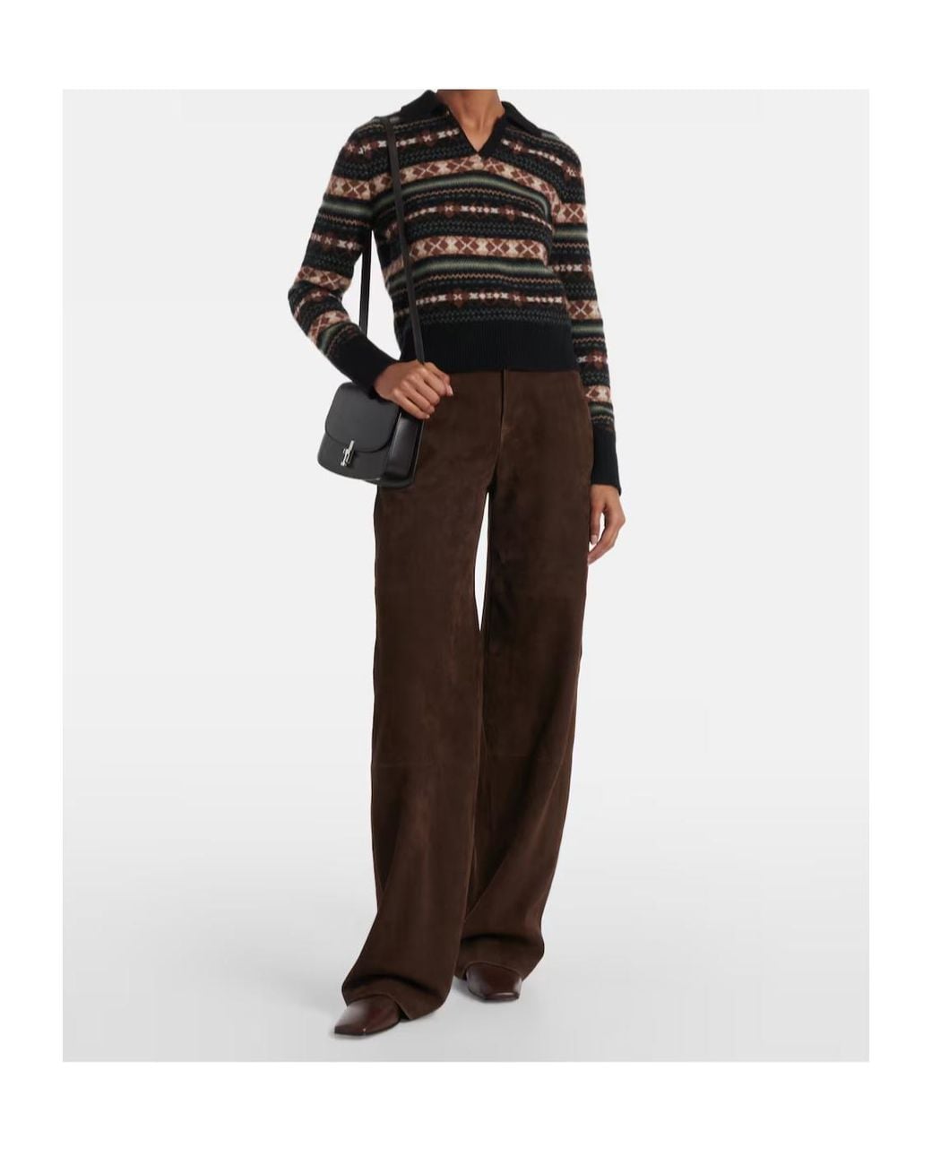 Vince Brown Belt Loop Casual Pants