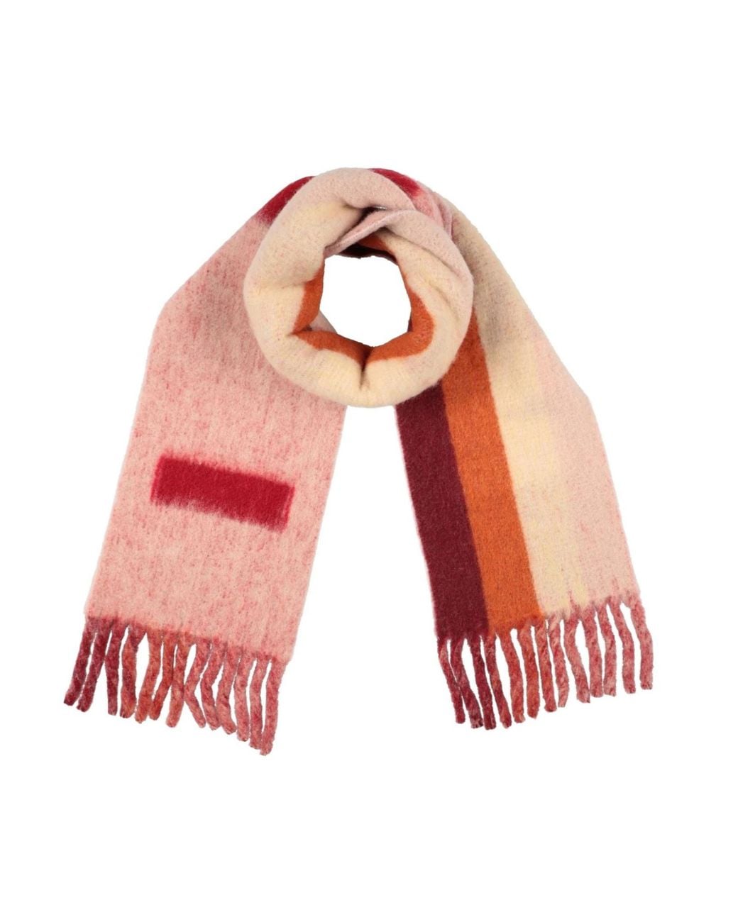 Marni Red Multi-Color Scarf