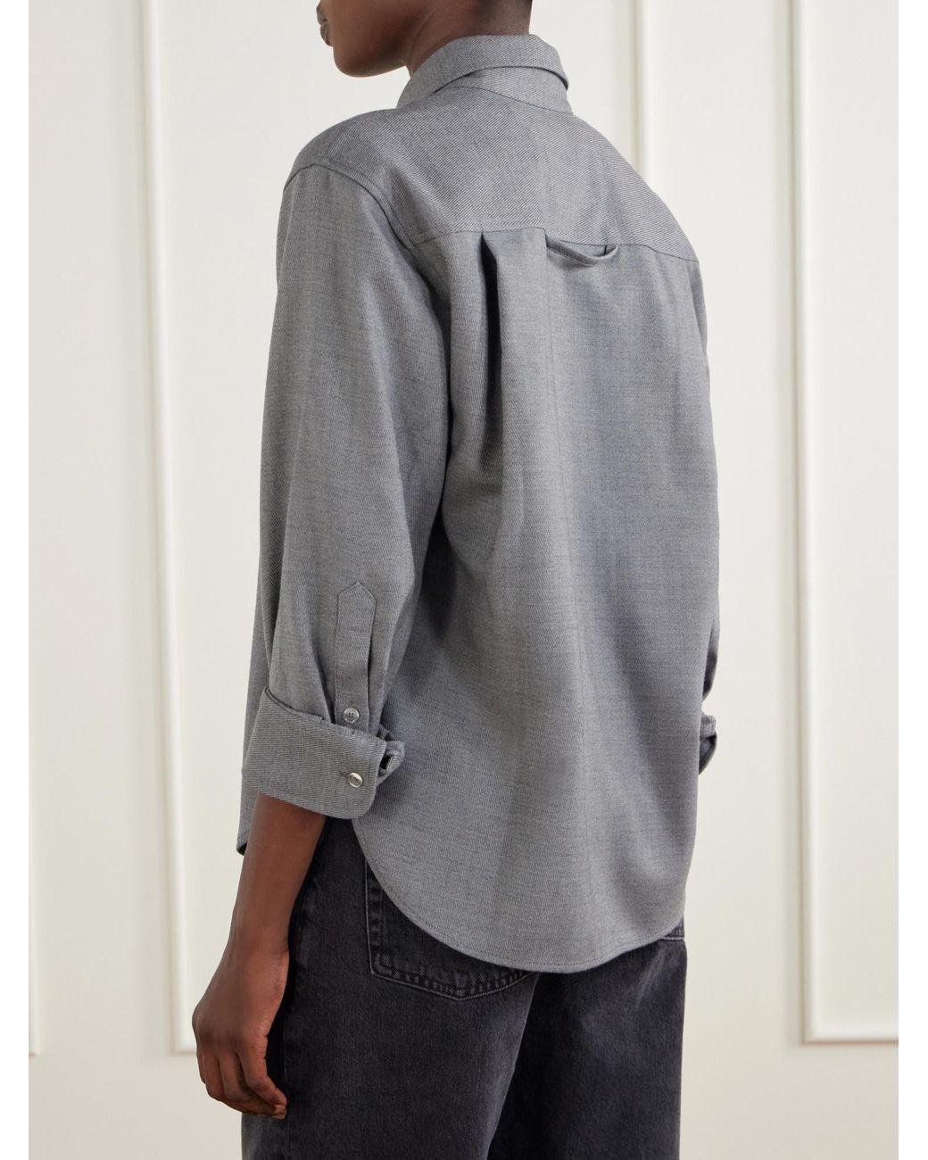 Citizens of Humanity Gray Wool Shirt