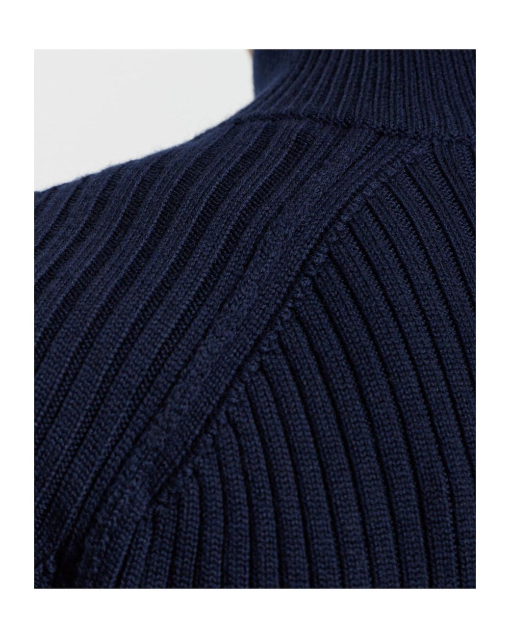 Isabel Marant Blue Louis Ribbed Zip Knitted Sweater for men