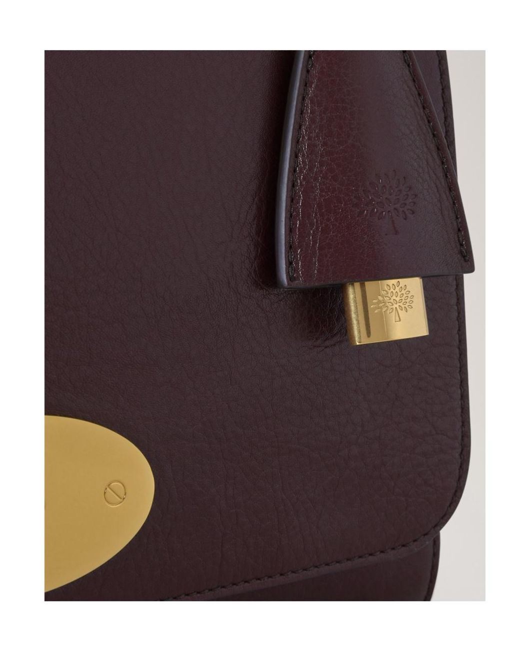 Mulberry Purple Lily Chain Shoulder Bag