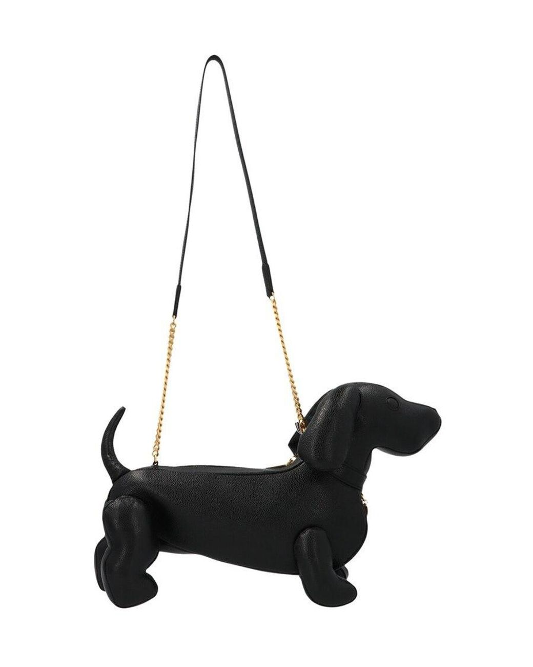 Thom Browne Black Mini Hector Bag