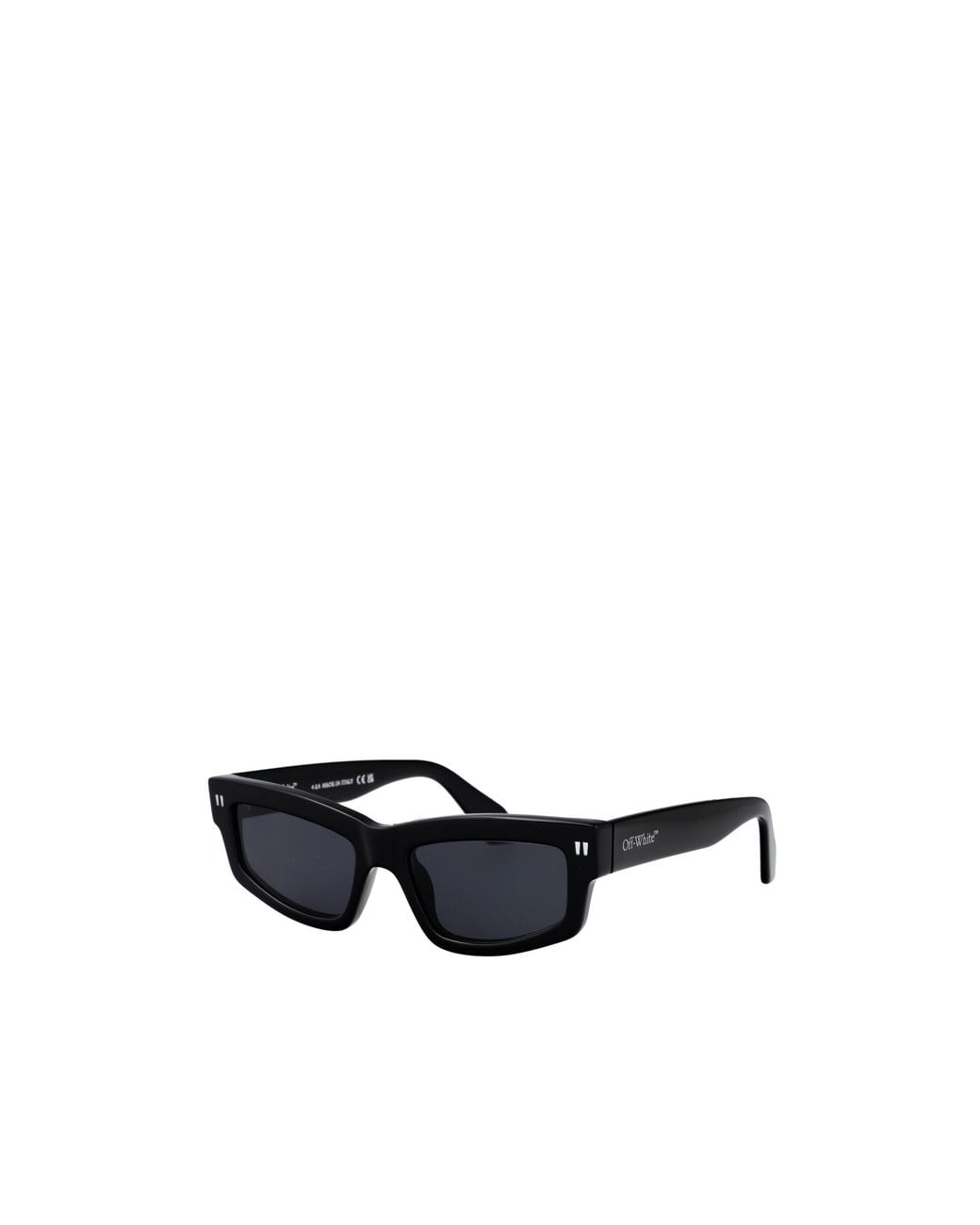 Off-White c/o Virgil Abloh Black Rectangle-Frame Sunglasses for men