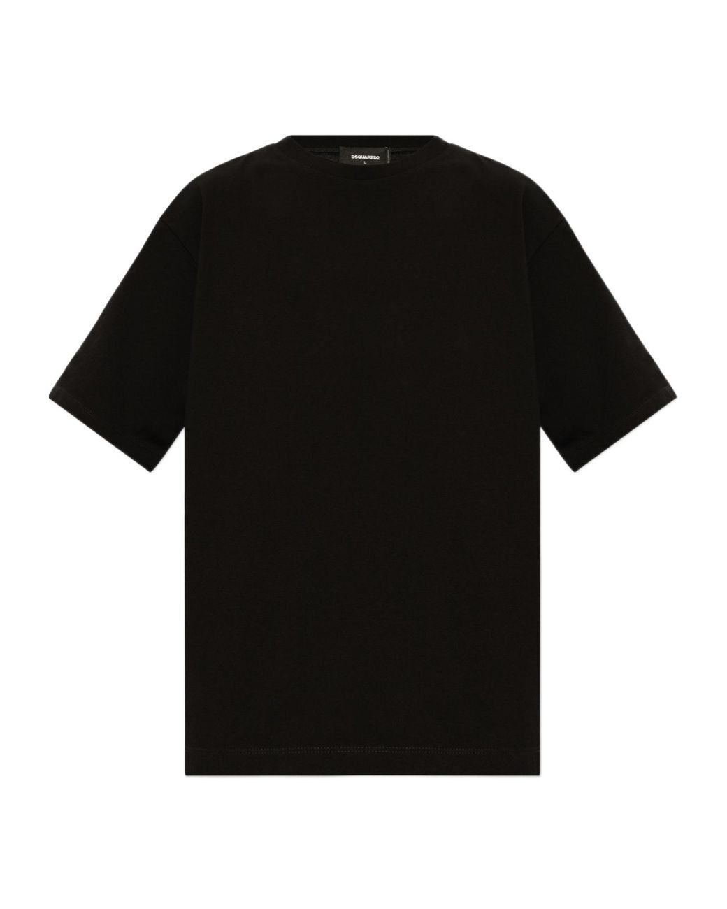 DSquared² Black Logo Printed Crewneck T-Shirt for men