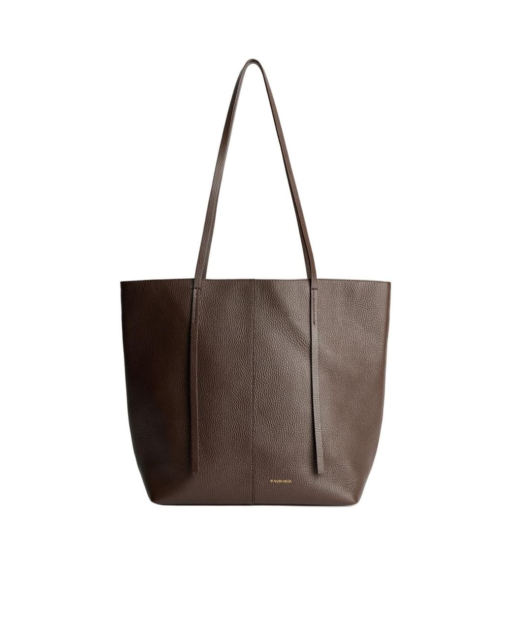 By Malene Birger Brown Abilso Square Tote Bag