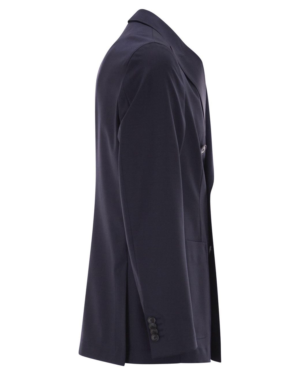 Boss Blue Boss Double-Breasted Long-Sleeved Jacket for men