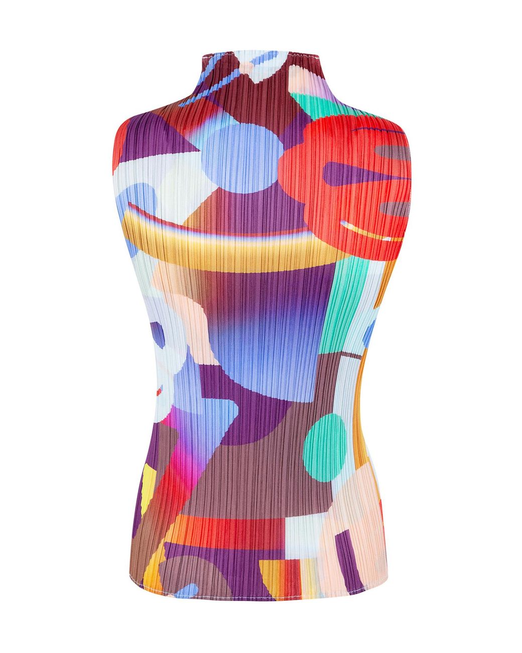 Pleats Please Issey Miyake Multicolor Pleats Please Issey Miyake Playground Top