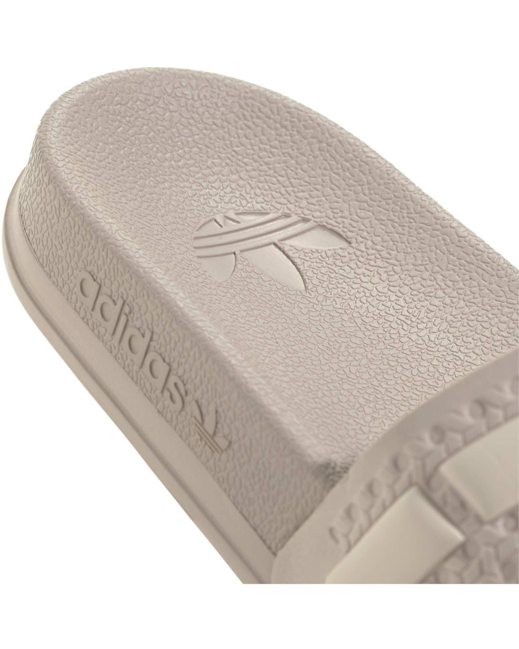 Adidas Originals White Single-Band Slide Sandal