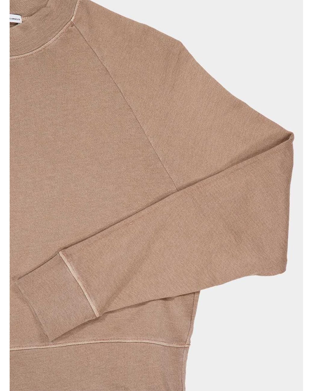 James Perse Natural Cropped Sweatshirt