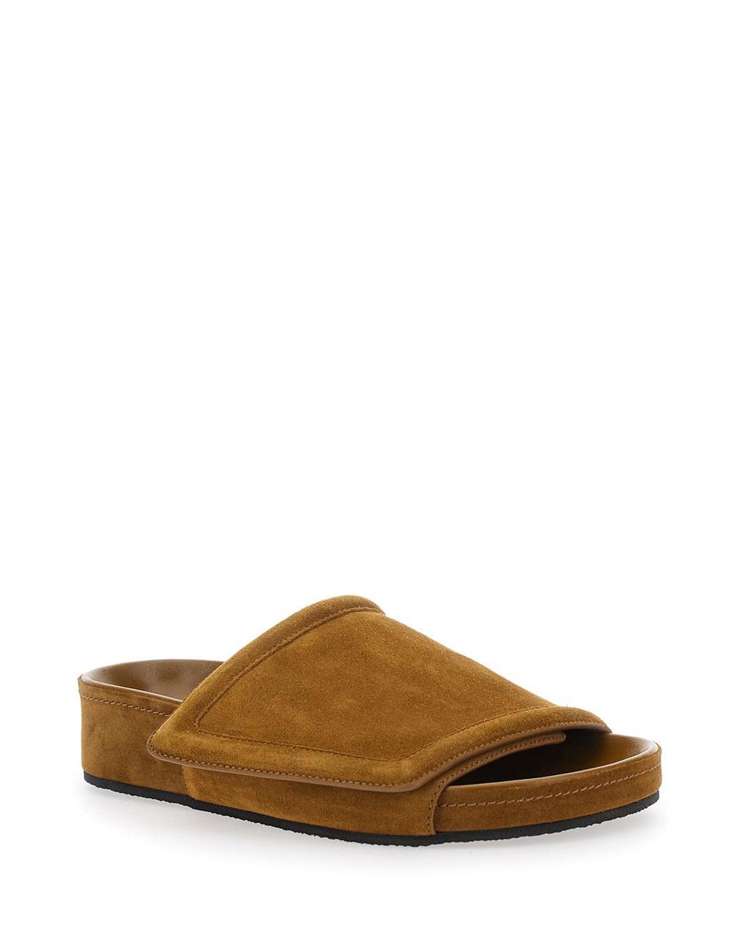 Phoebe Philo Brown Platform Slippers