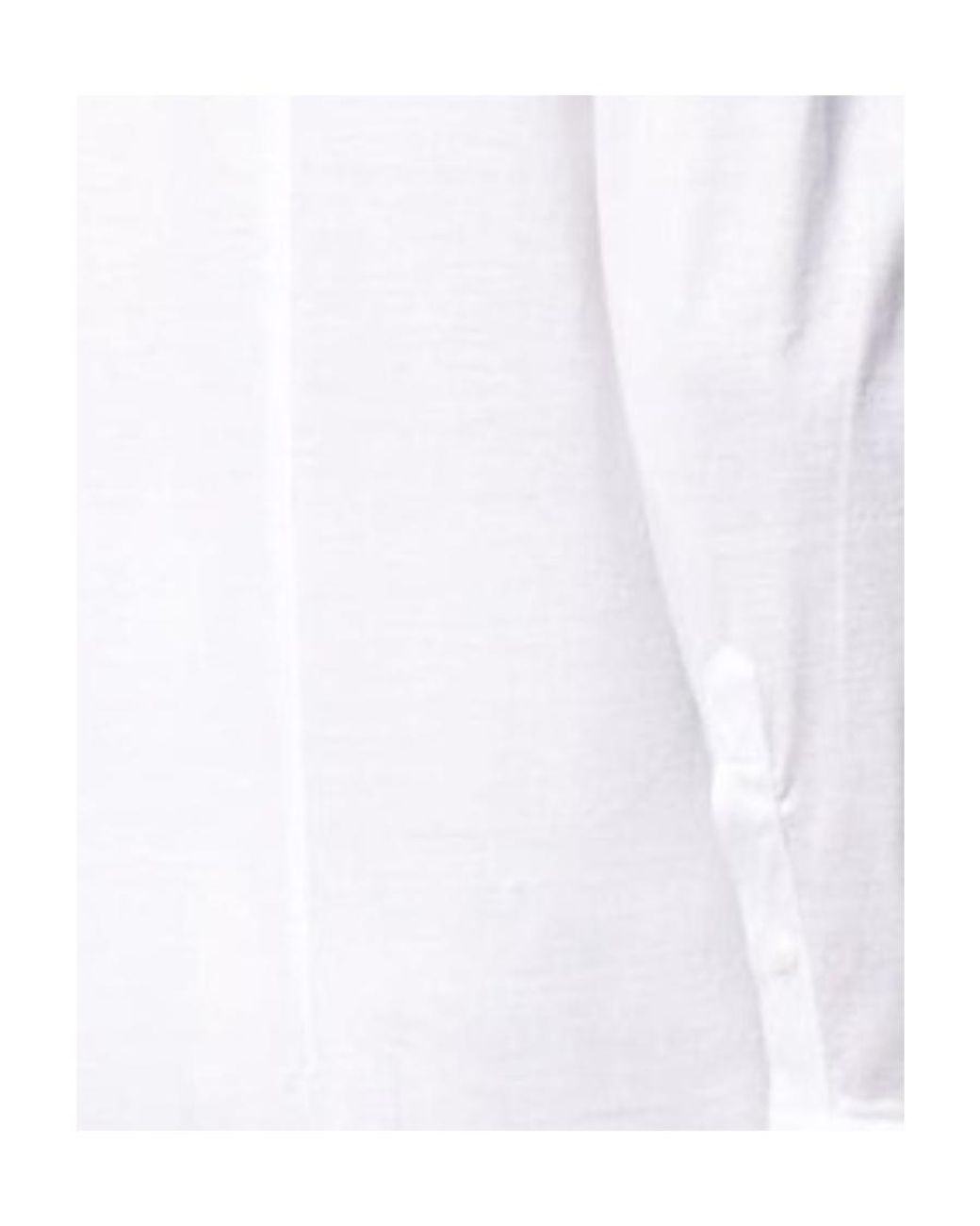 Barba Napoli White Buttoned Cotton Shirt for men