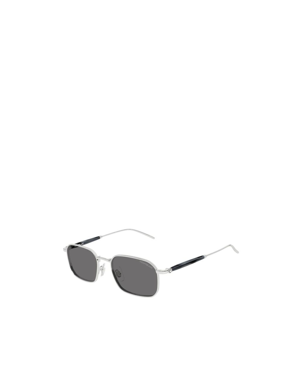 Montblanc White Eyewear Square Frame Sunglasses for men