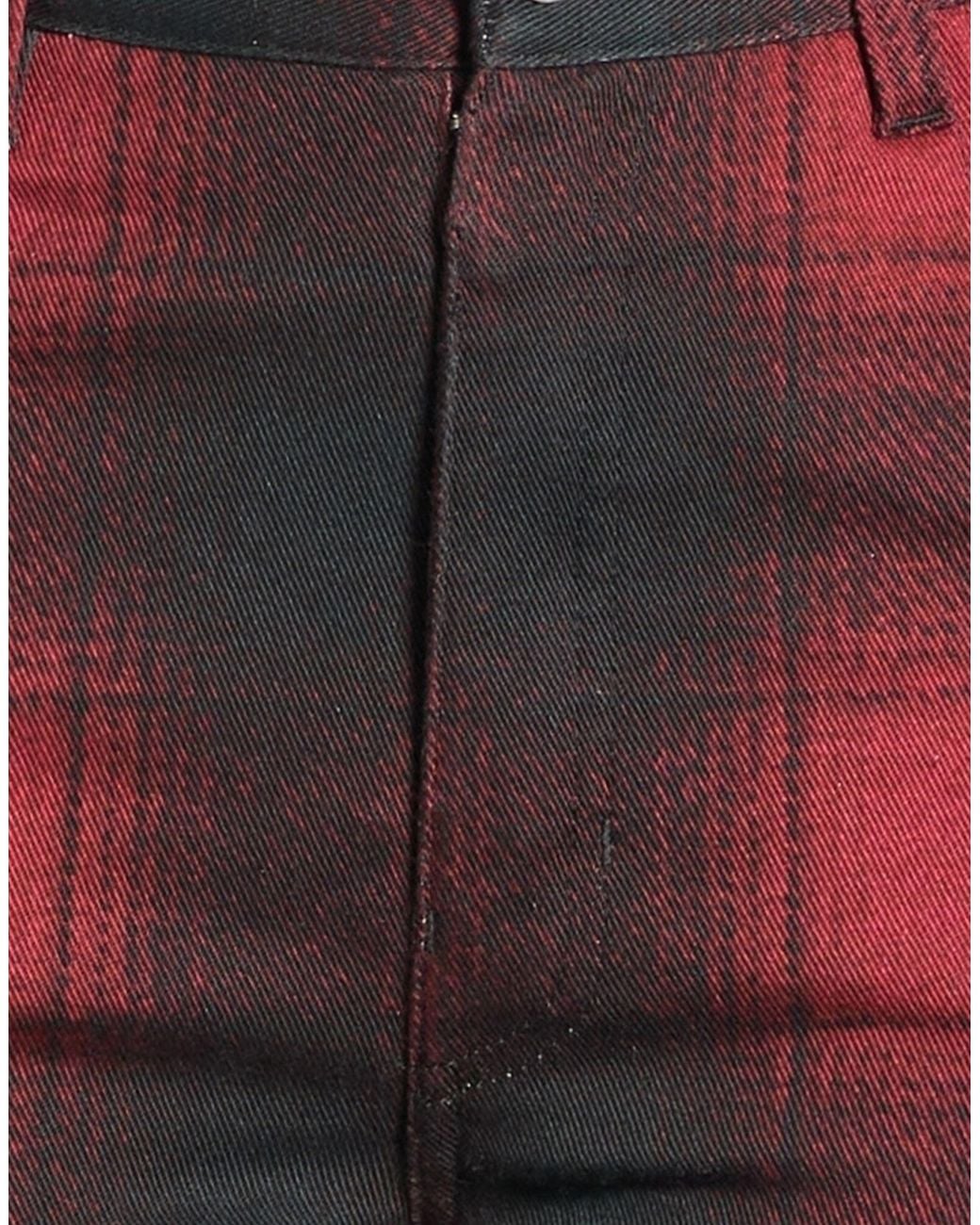 Maison Margiela Red Gabardine Skinny Trousers
