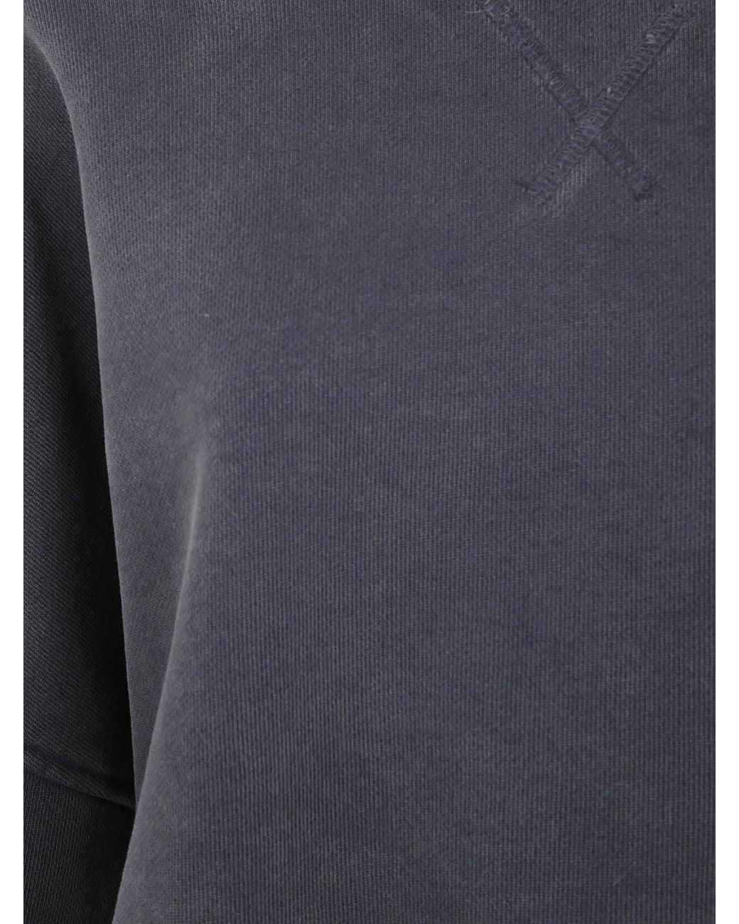 Entire studios Gray Long-Sleeve Cotton Sweatshirt