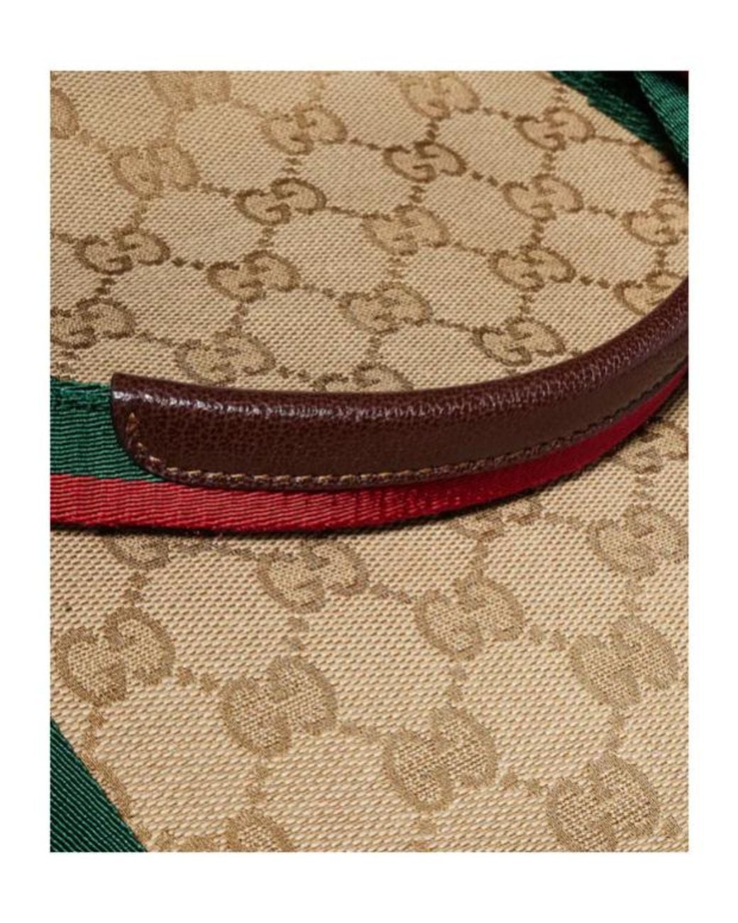 Gucci Brown Gg Monogrammed Medium Tote Bag