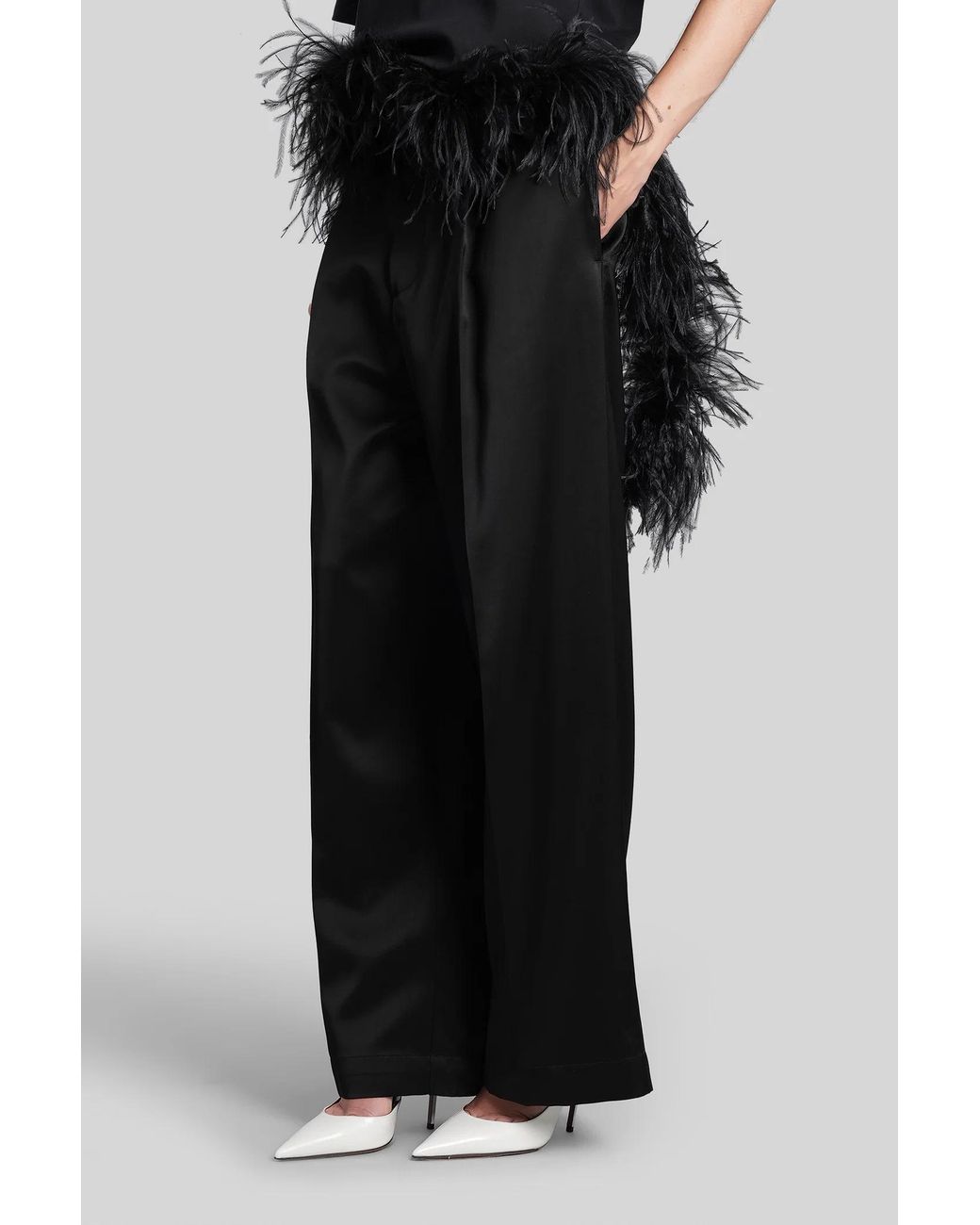 DARKPARK Black Danielle Wide-Leg Pants