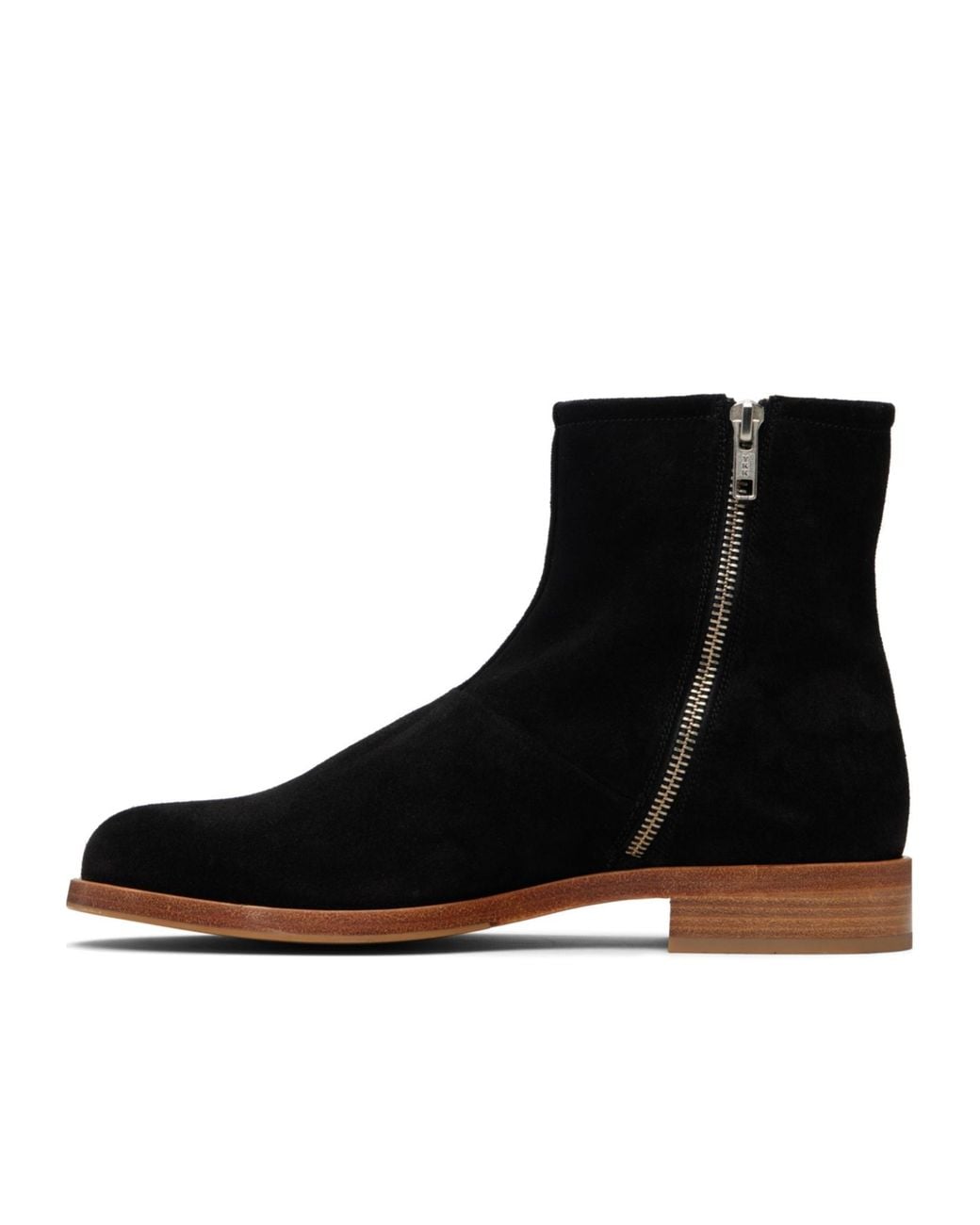Common Projects Black Zipped Ankle Boots for men