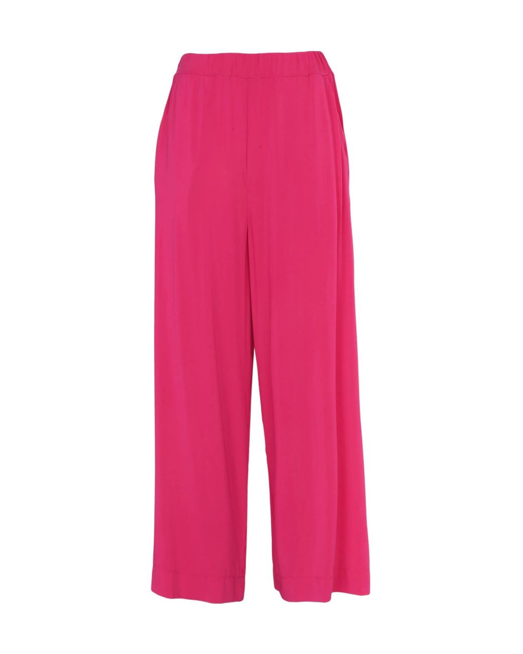 Max Mara Pink Solid-Color Casual Trousers