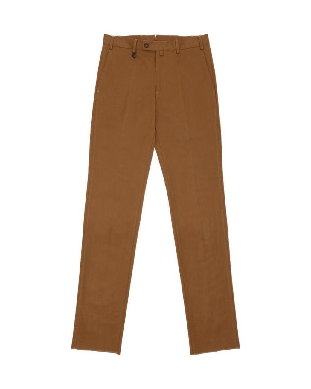 Ferragamo Brown Straight Casual Pants for men