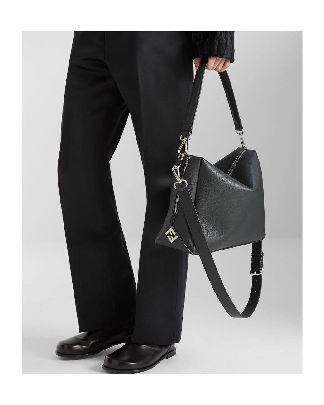 Fendi Black Lui Large Shouler Bag for men