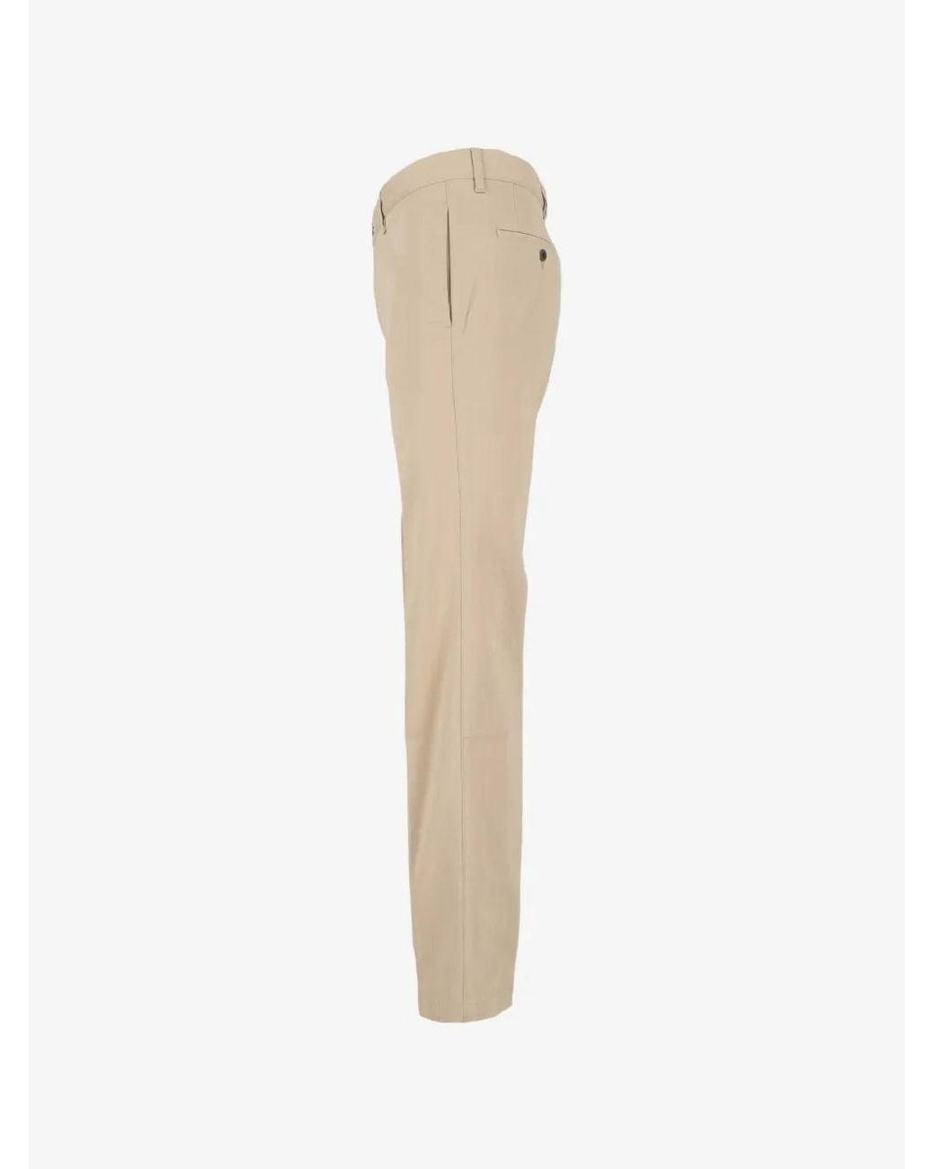 Incotex Gray Straight-Leg Trousers for men