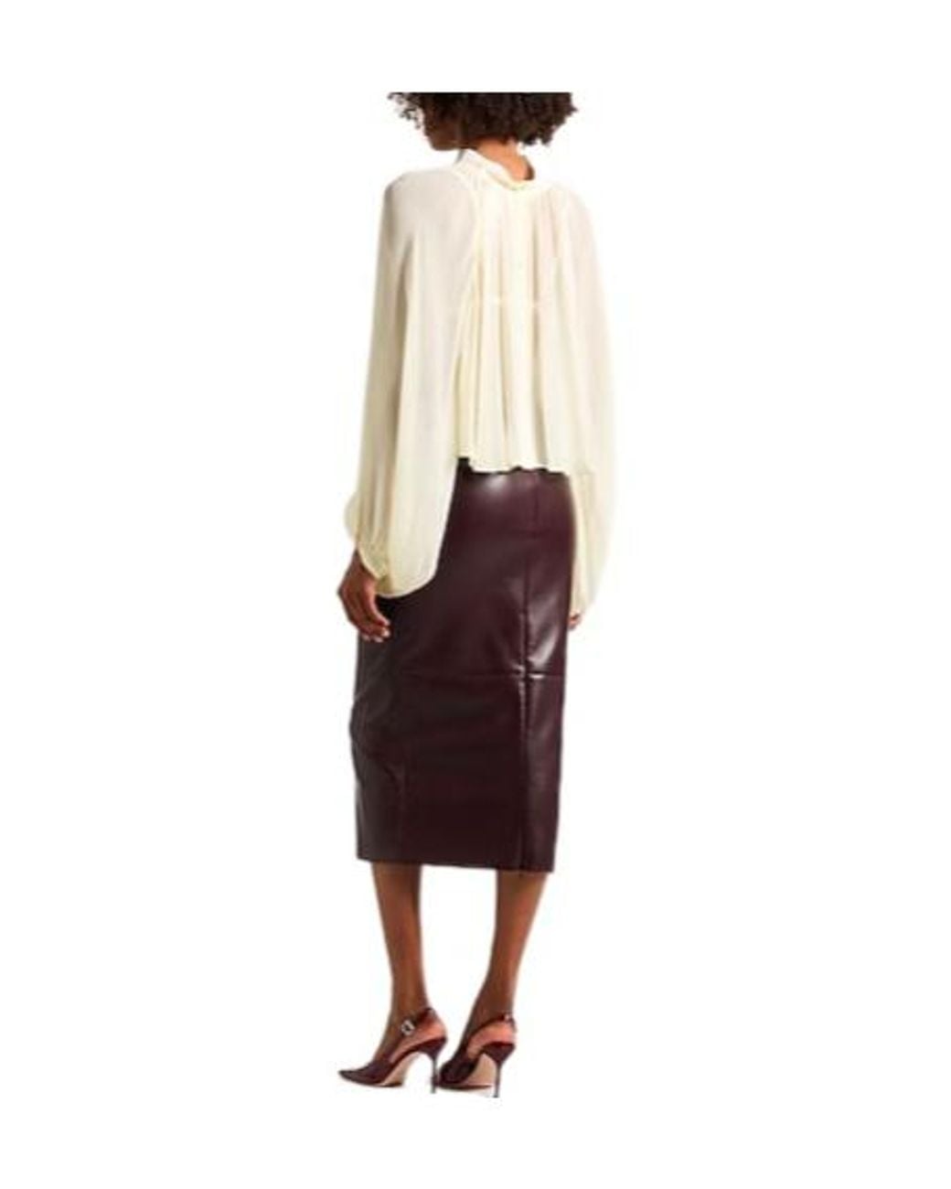 MAX&Co. White Long Sleeve Solid Color Shirt
