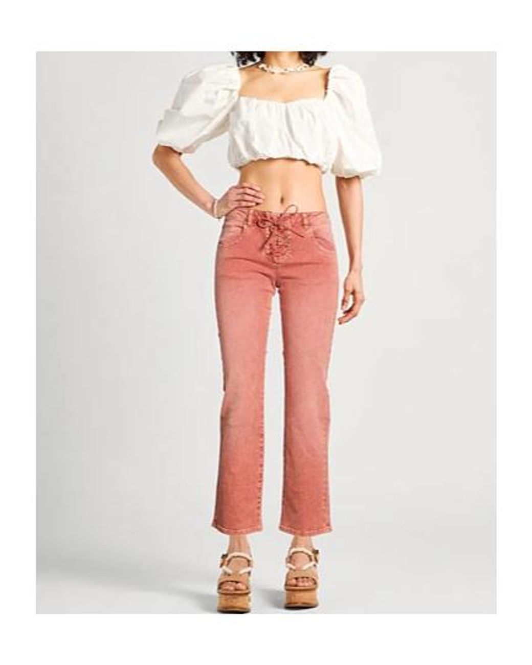 Isabel Marant Red Denim Trousers