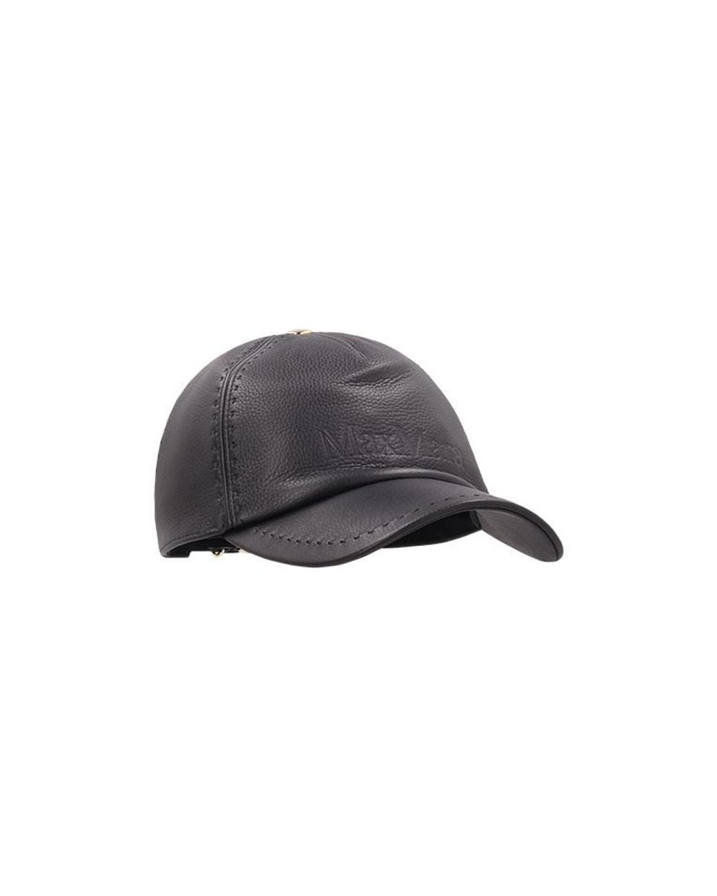 Max Mara Gray Adjustable Baseball Cap