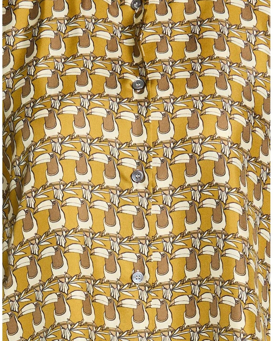 Max Mara Metallic Multi-Color Long Shirt