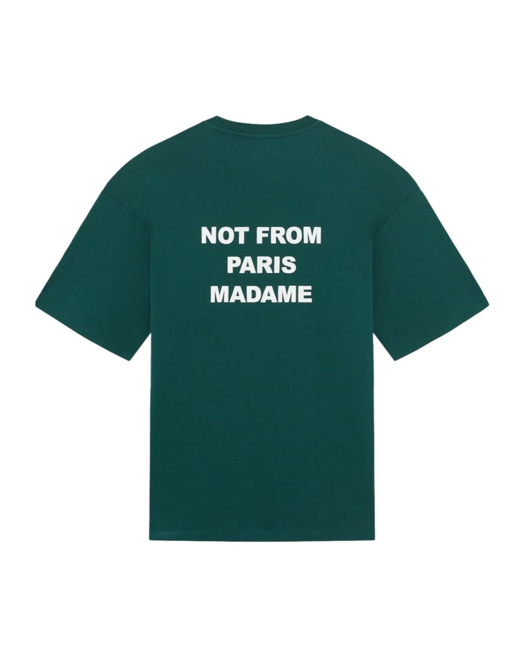 Drole de Monsieur Green Drôle De Monsieur Slogan Print T-Shirt for men