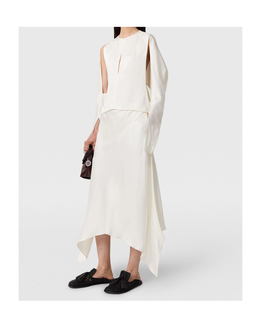 Stella McCartney White Cutout Detail Blouse