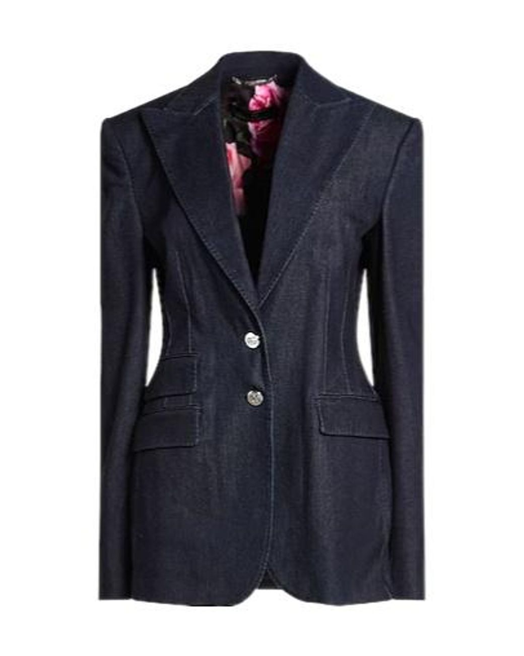 Dolce & Gabbana Blue Minimalist Singlebreasted Blazer