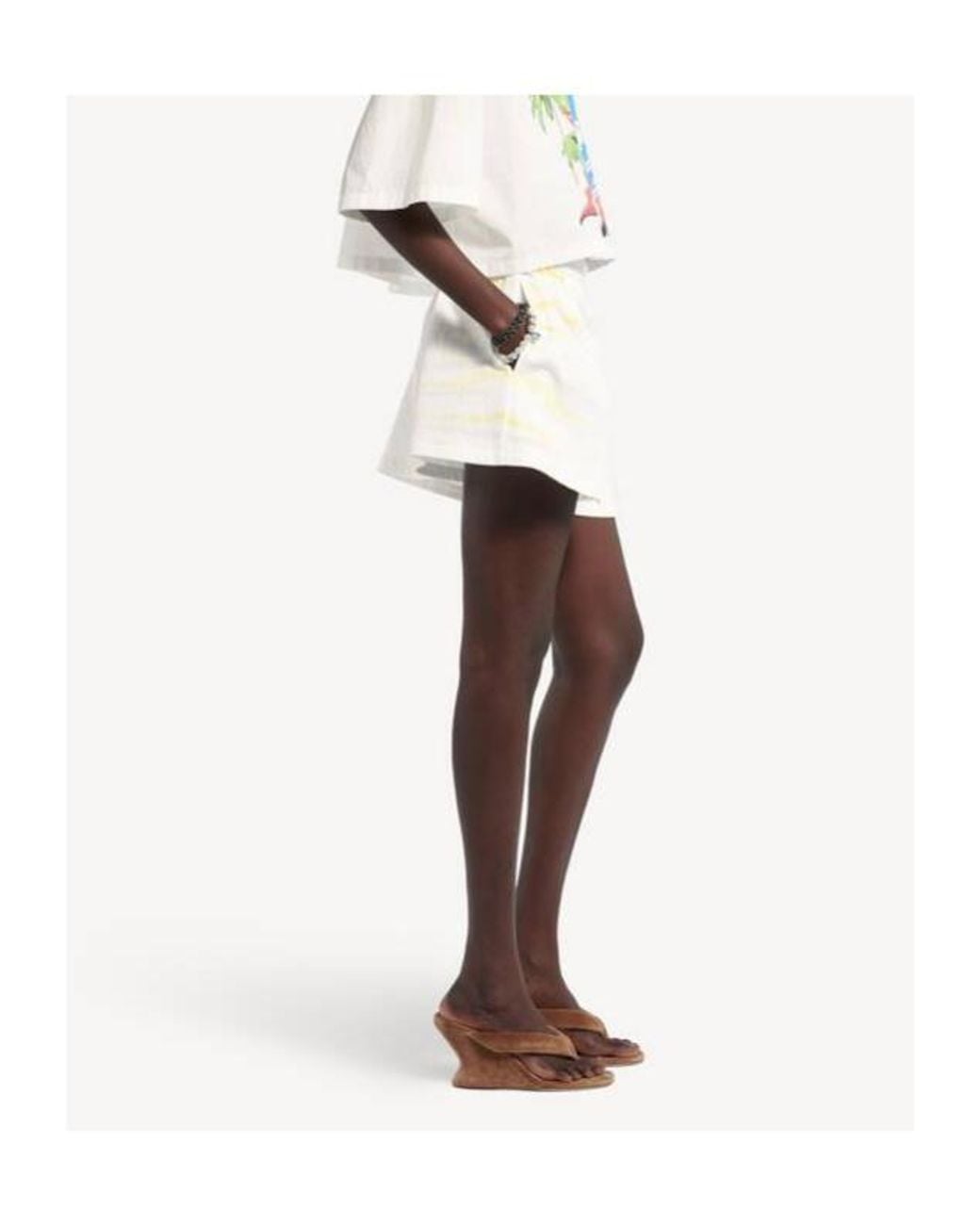 Balenciaga Natural Extreme Tie Dye A-Line Boxer Shorts